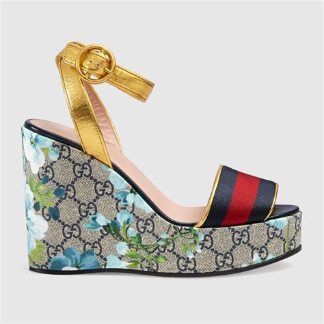 gucci espadrilles gold|Gucci platform espadrille sandals.